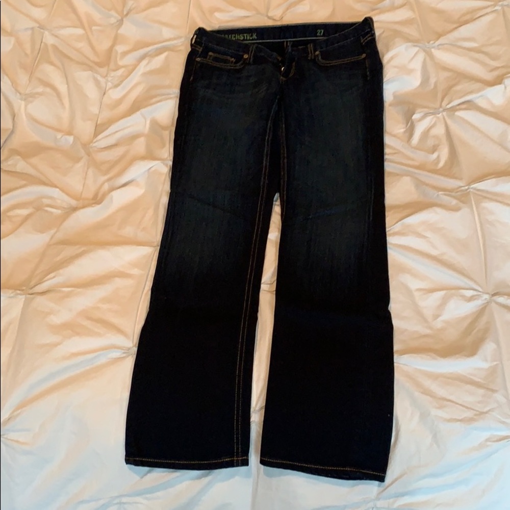 J. Crew matchstick jeans - size 27 - dark wash